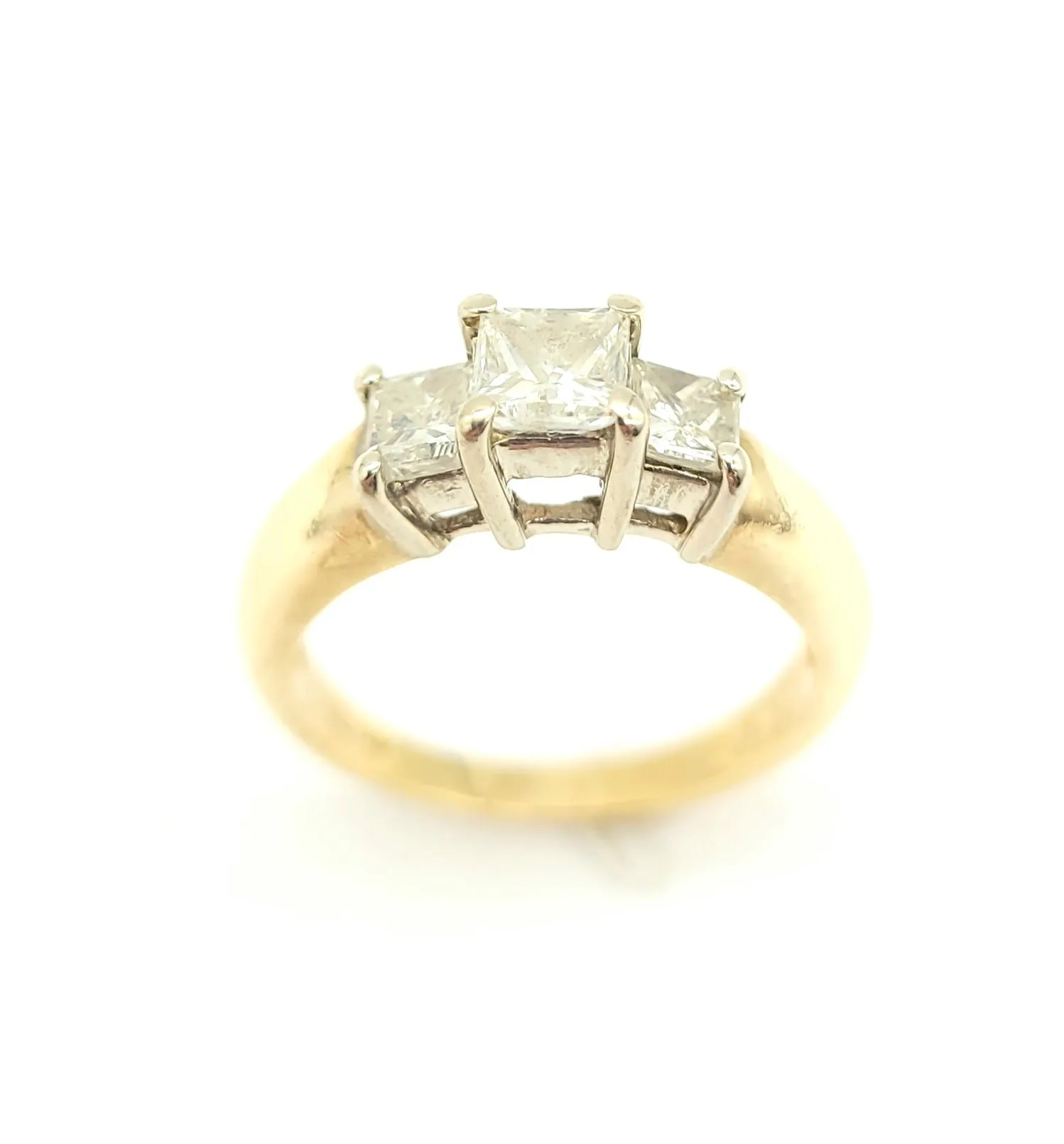 1 Carat Three Stone Ring