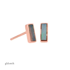 10k Rose Gold Helena Studs