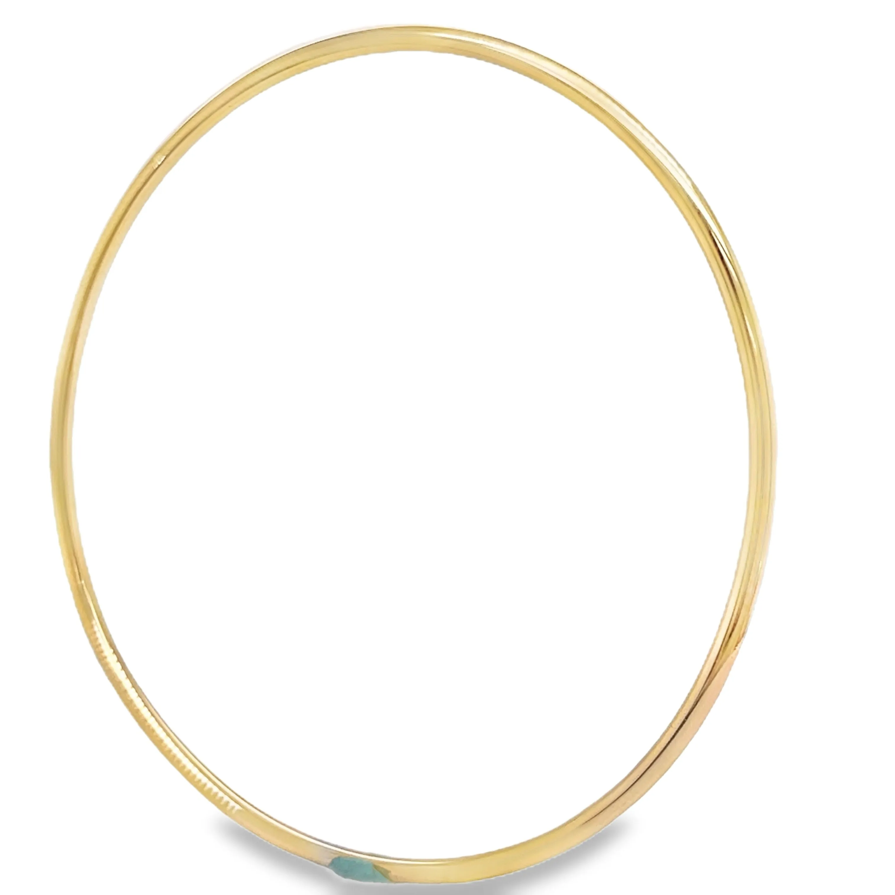 14k Classic Slip-on Bangle Bracelet 6.4 dwt