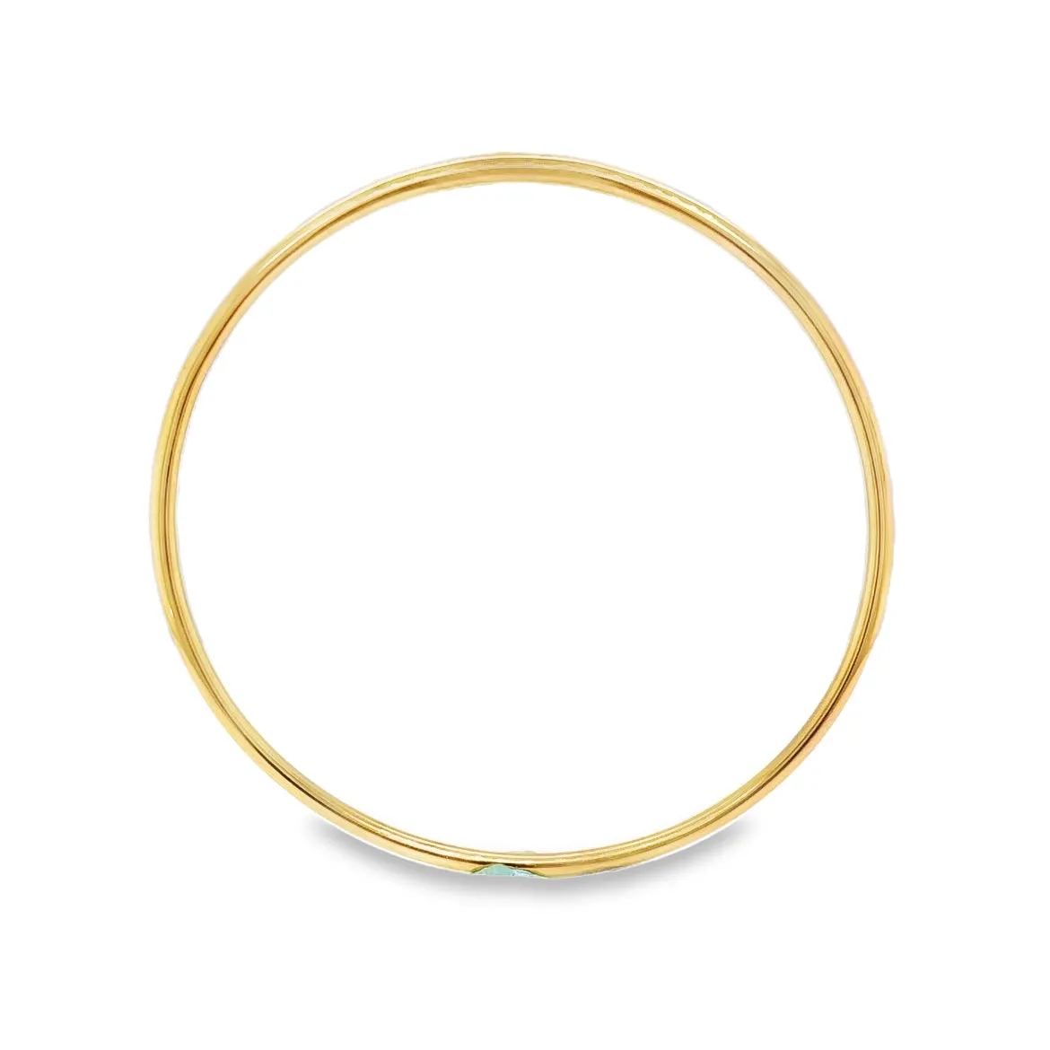 14k Classic Slip-on Bangle Bracelet 6.4 dwt