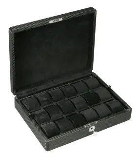 (18) Diplomat Carbon Fiber Watch Box