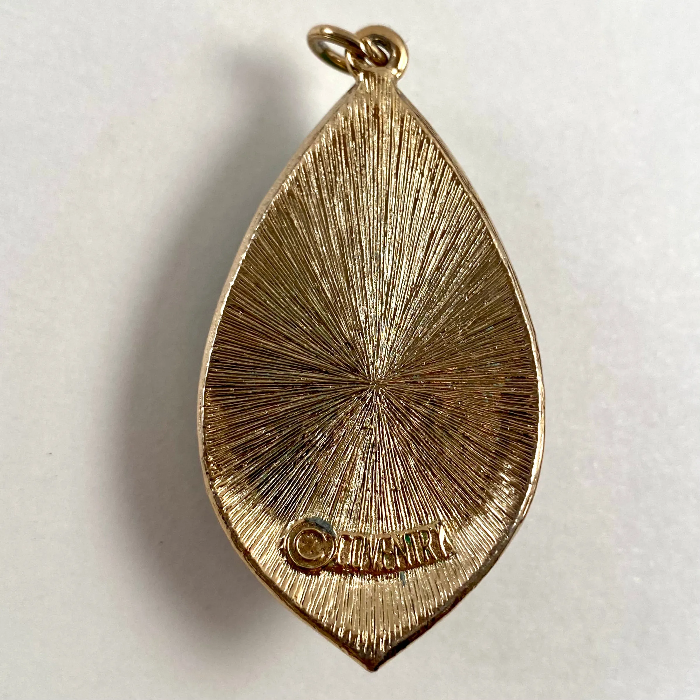 1976 Sarah Coventry Emeraude Pendant