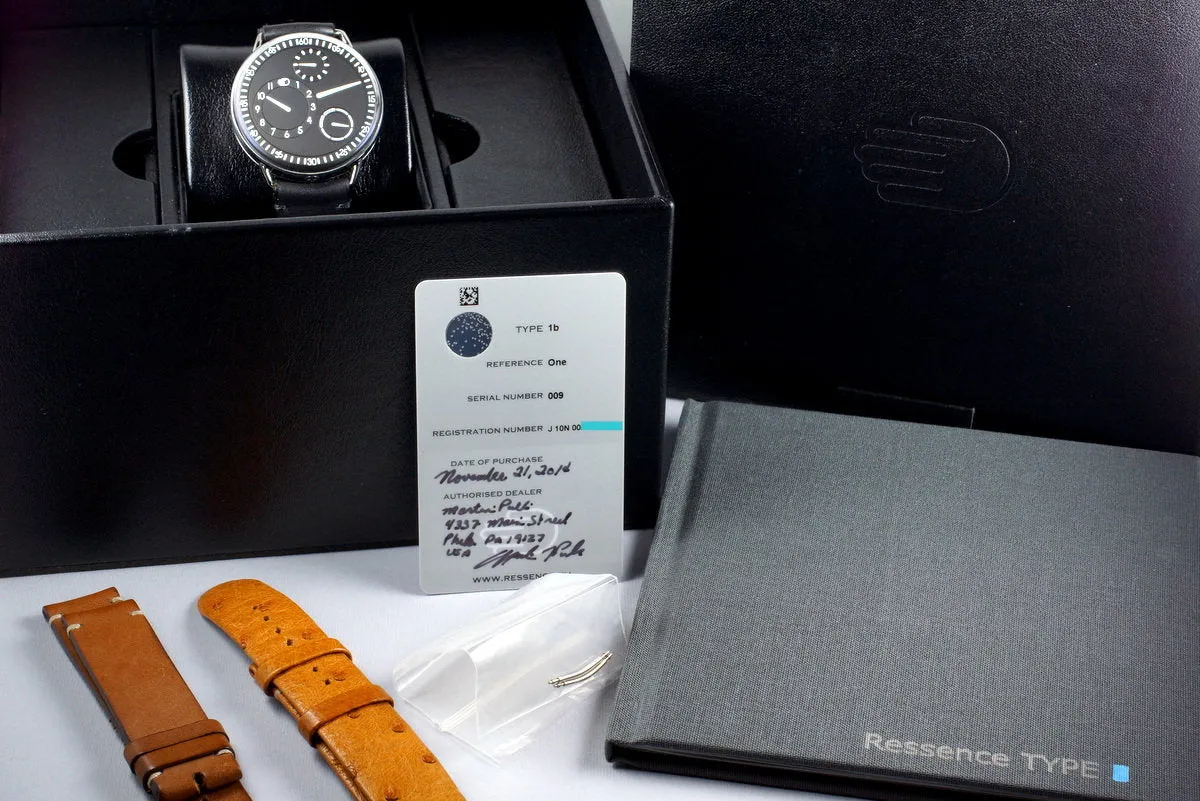 2014 Ressence Type 1b with Box and Papers