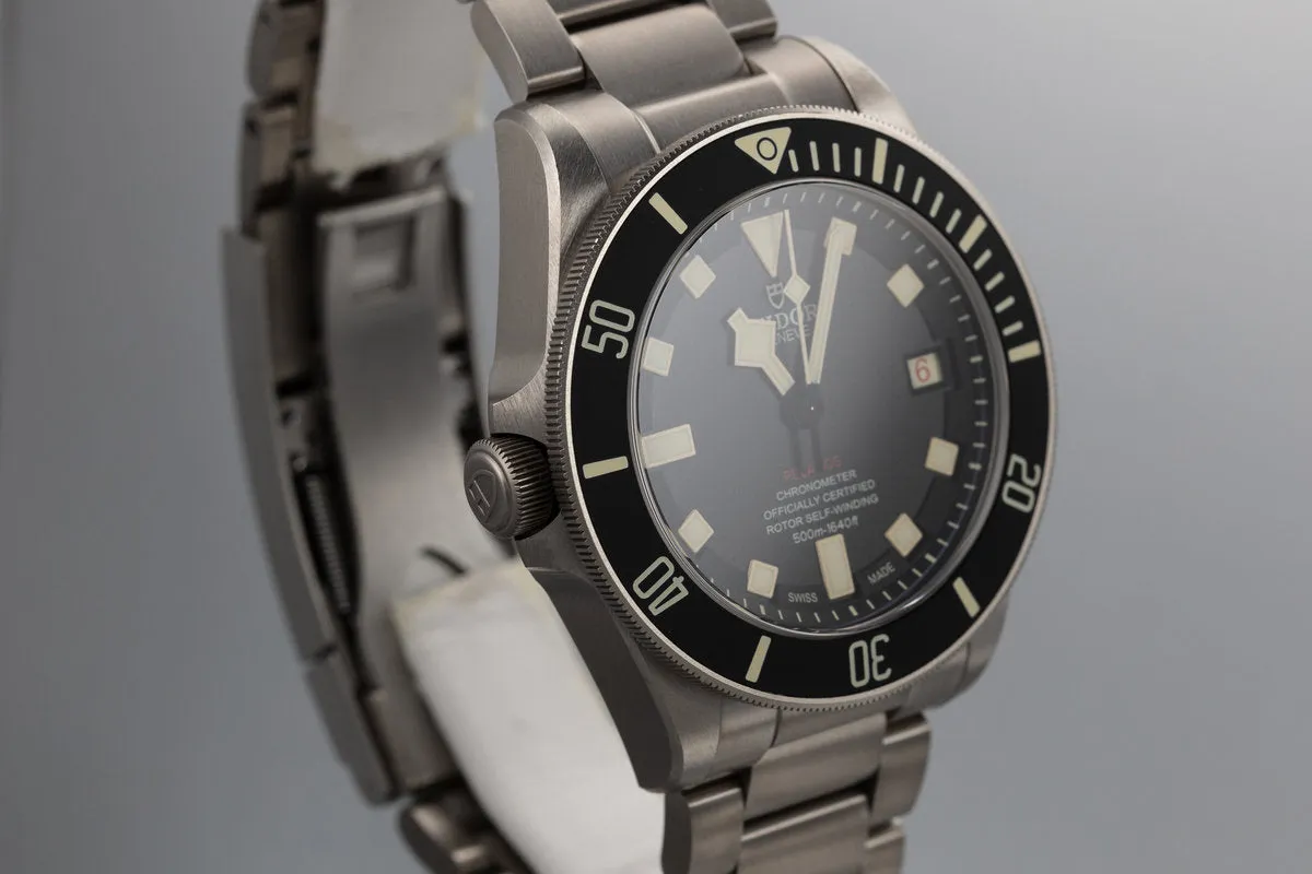 2017 Tudor Titanium Left Wind Pelagos 25610TNL with Box and Papers