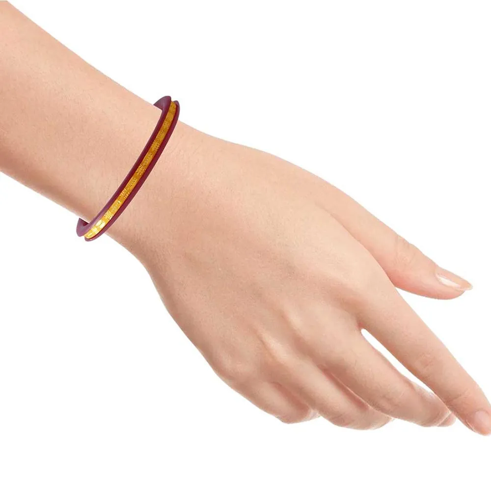 22k Gold Simple Designed Pola Bangle