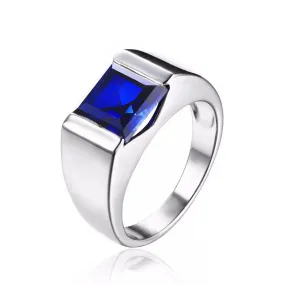 3.3 Carat Sapphire Ring with 925 Silver