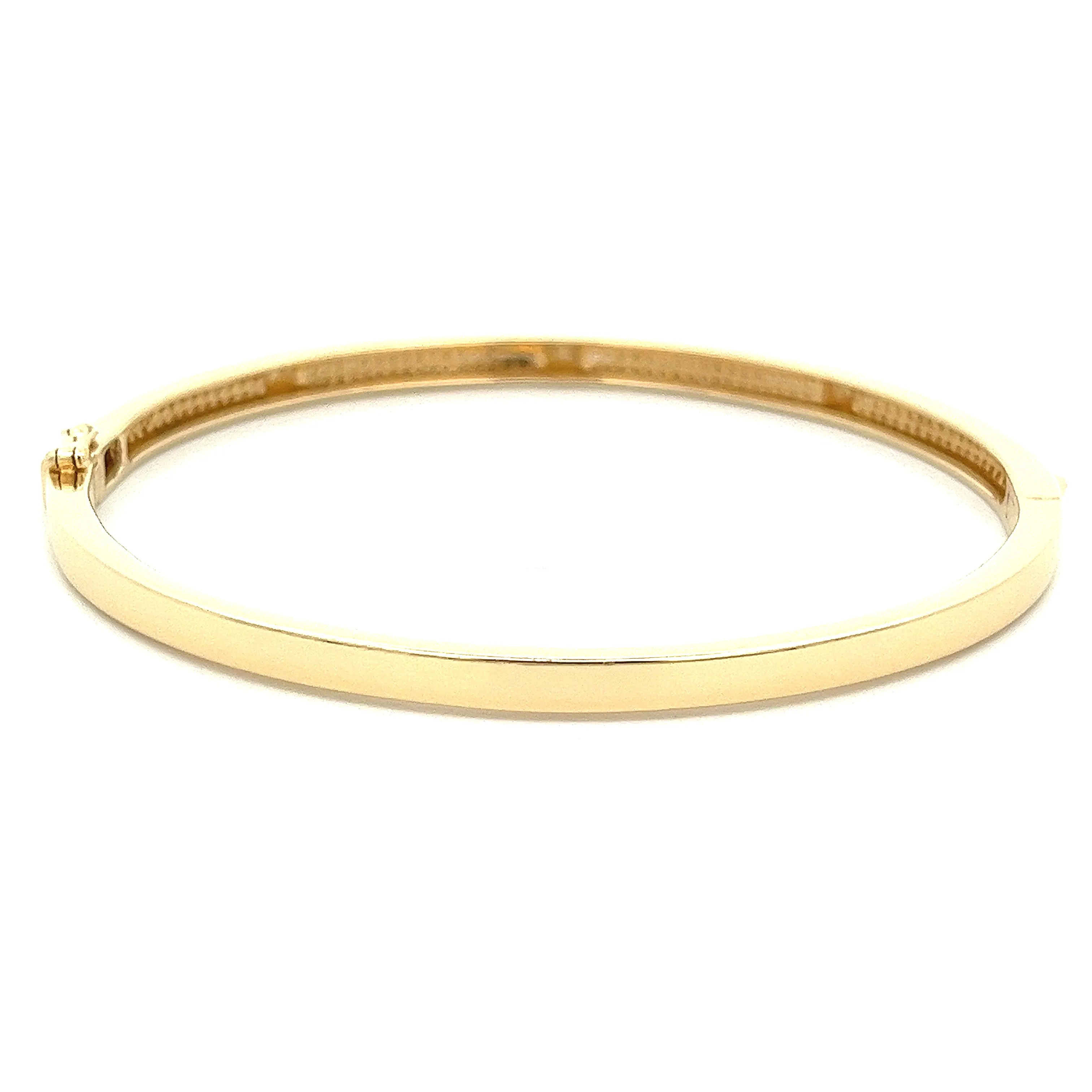 .62ct 14k Yellow Gold Diamond Bangle