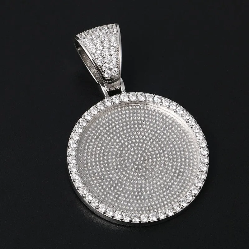 925 Sterling Silver Necklace-Picture Necklace For Men