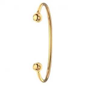 9ct Yellow Gold Torc Bangle BN116