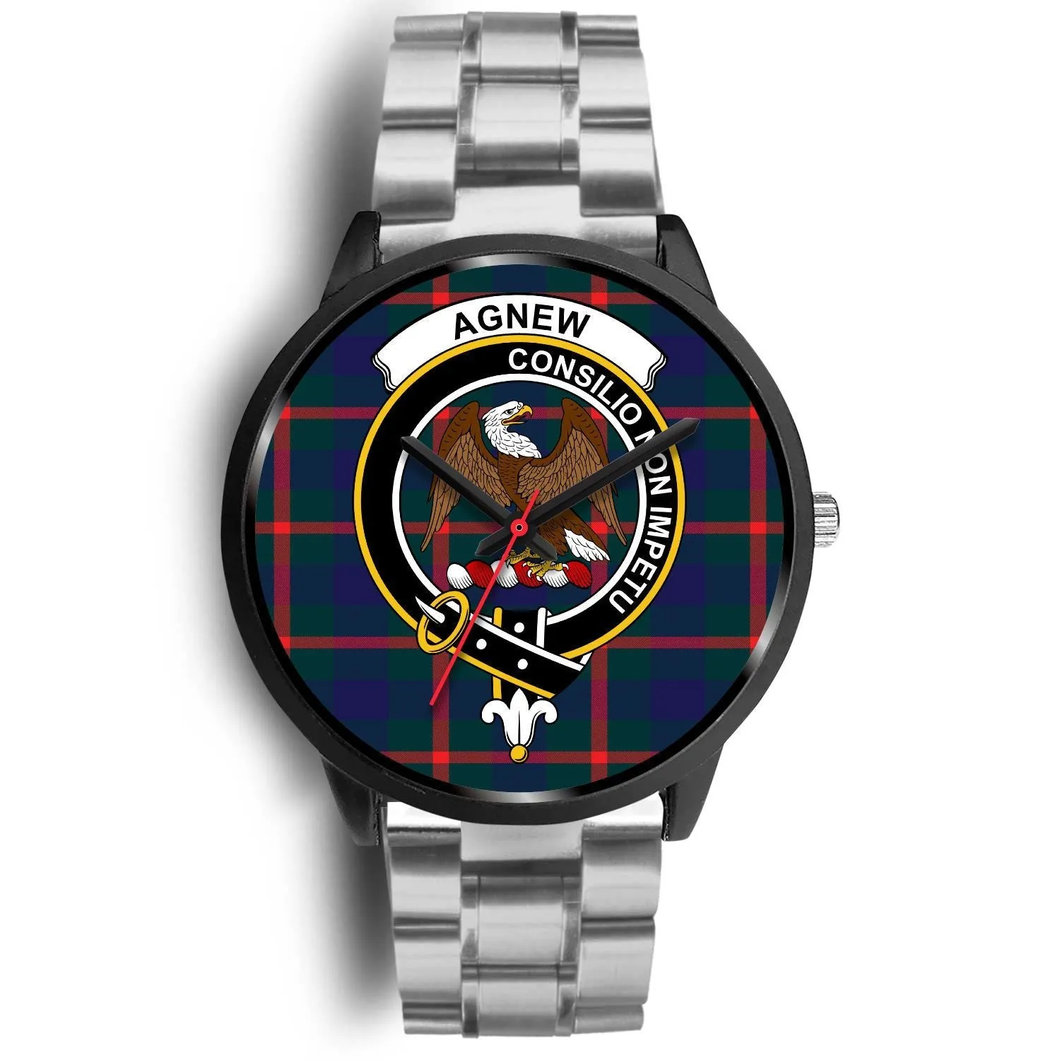 Agnew Modern Clan Badge Tartan Black Watch