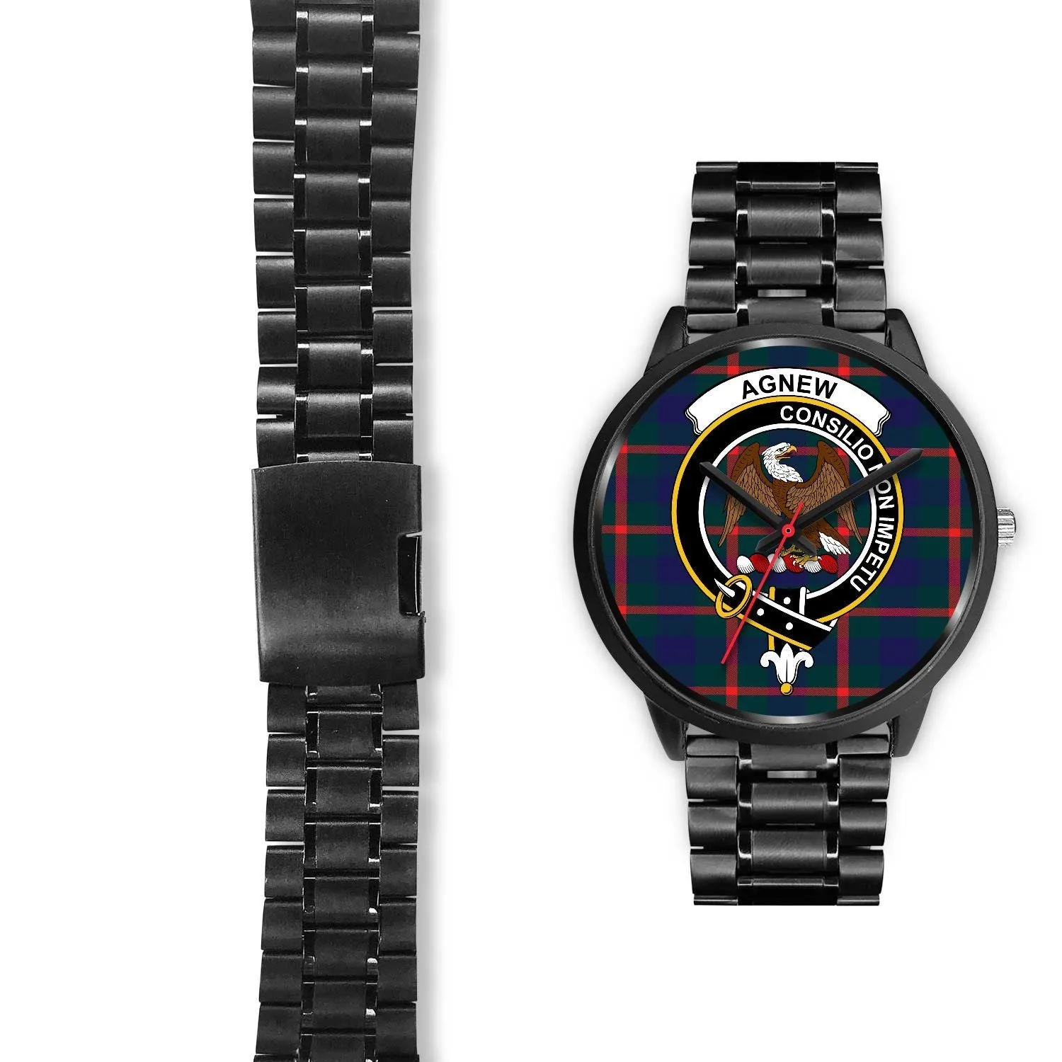 Agnew Modern Clan Badge Tartan Black Watch