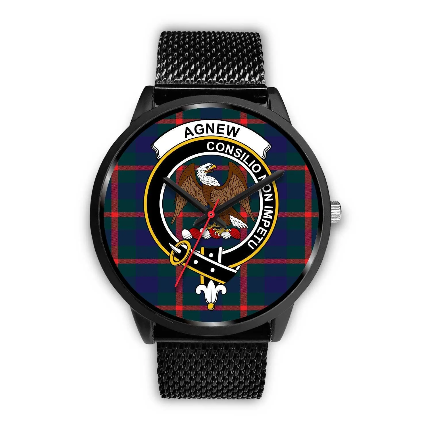 Agnew Modern Clan Badge Tartan Black Watch