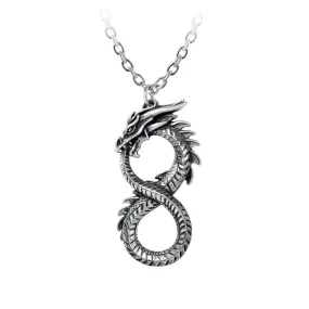 Alchemy Gothic Infinity Dragon Pendant