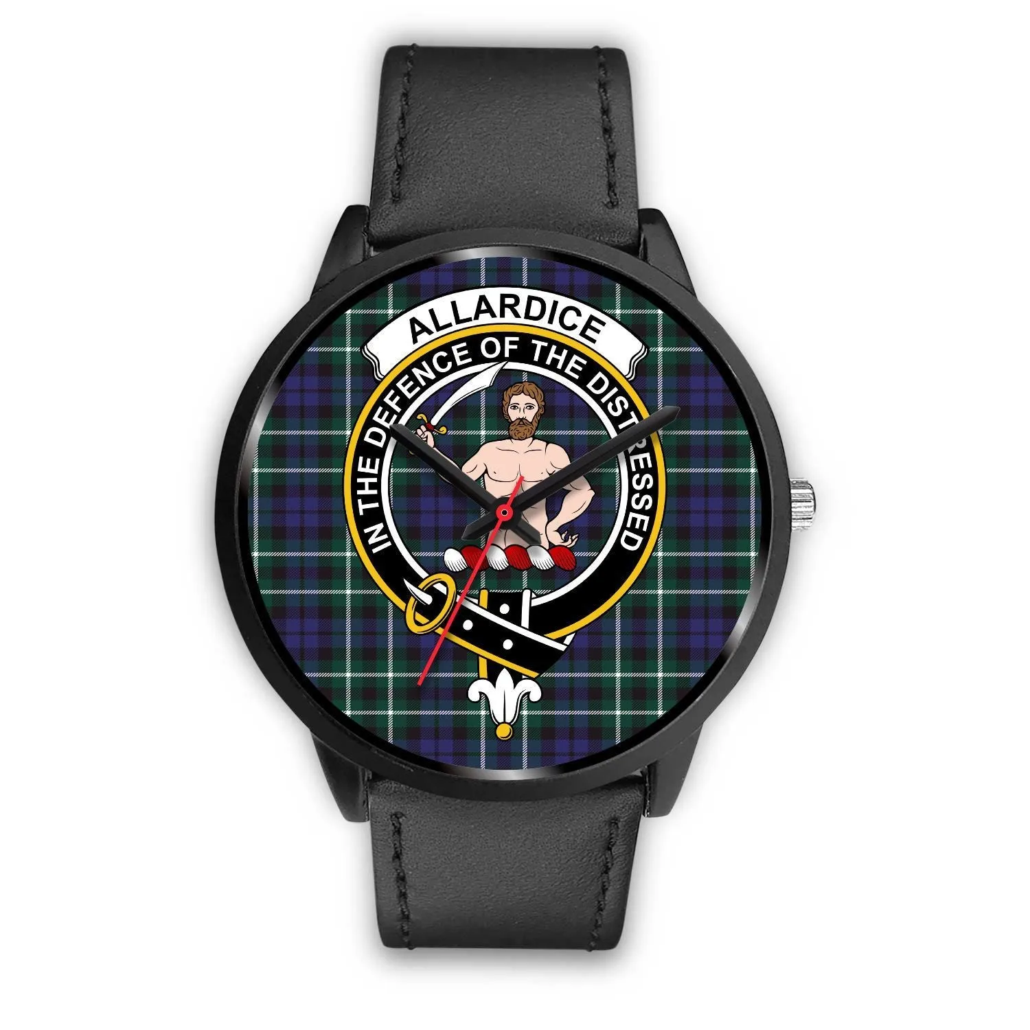 Allardice Clan Badge Tartan Black Watch