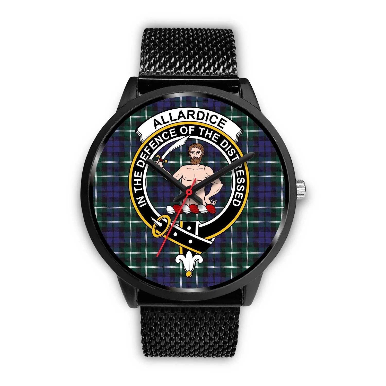 Allardice Clan Badge Tartan Black Watch