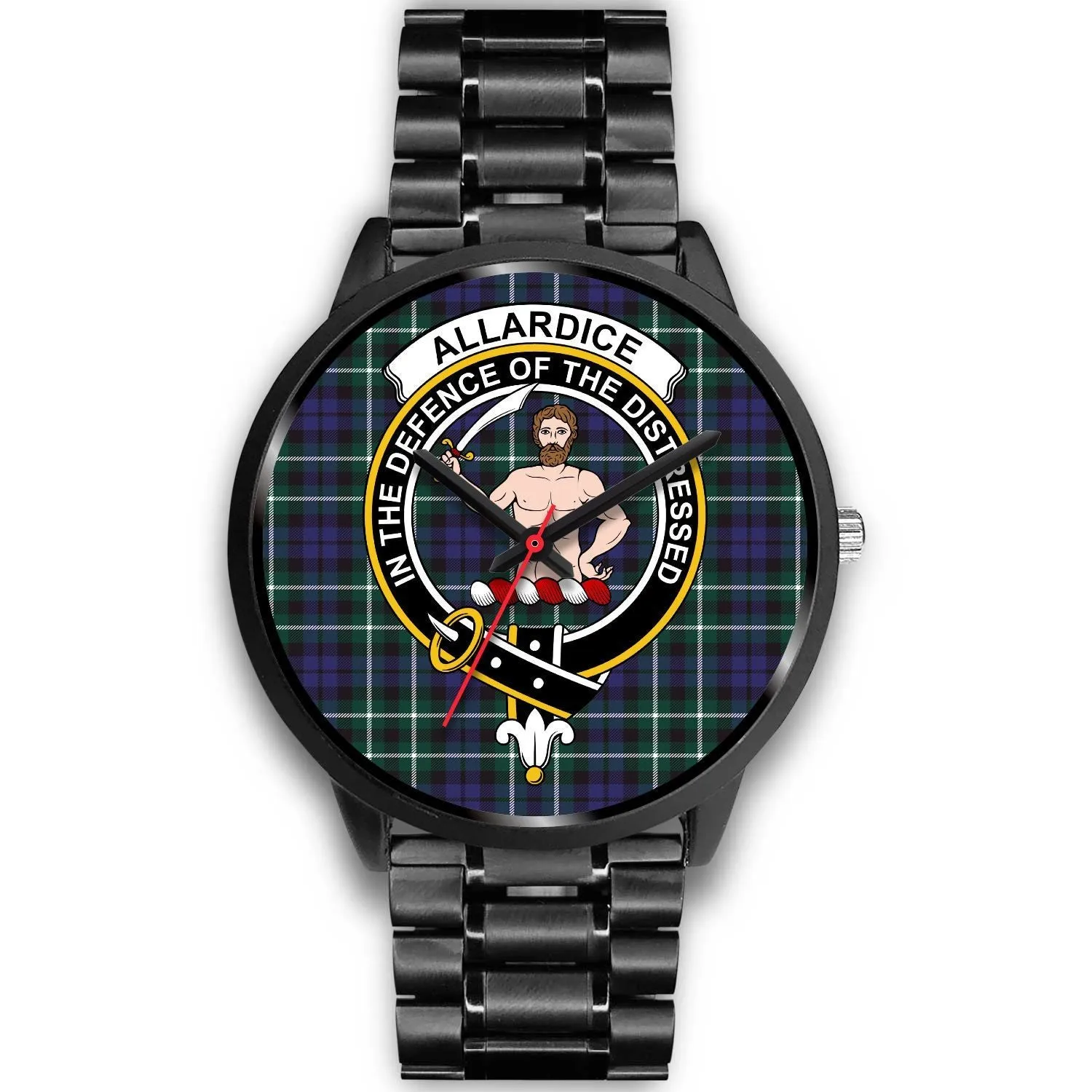 Allardice Clan Badge Tartan Black Watch