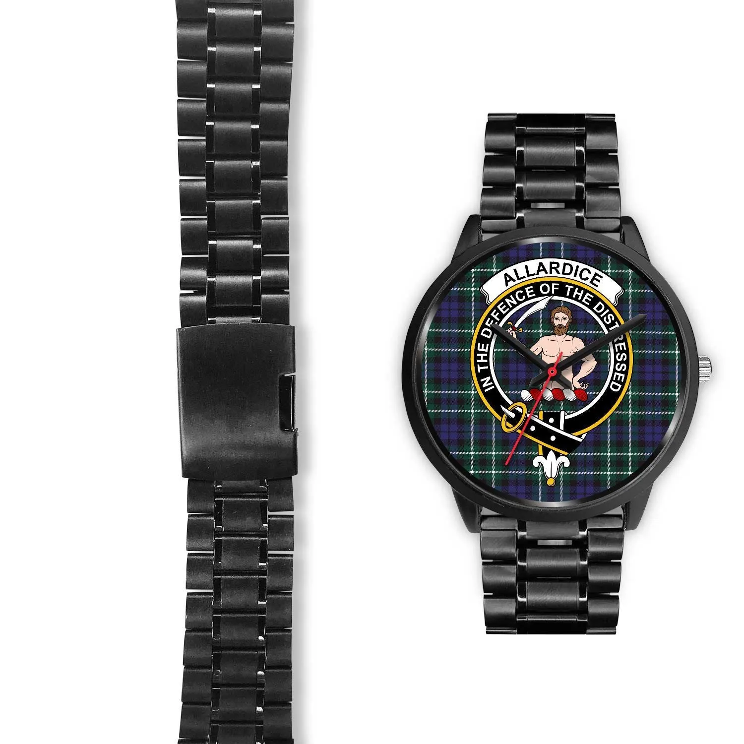 Allardice Clan Badge Tartan Black Watch