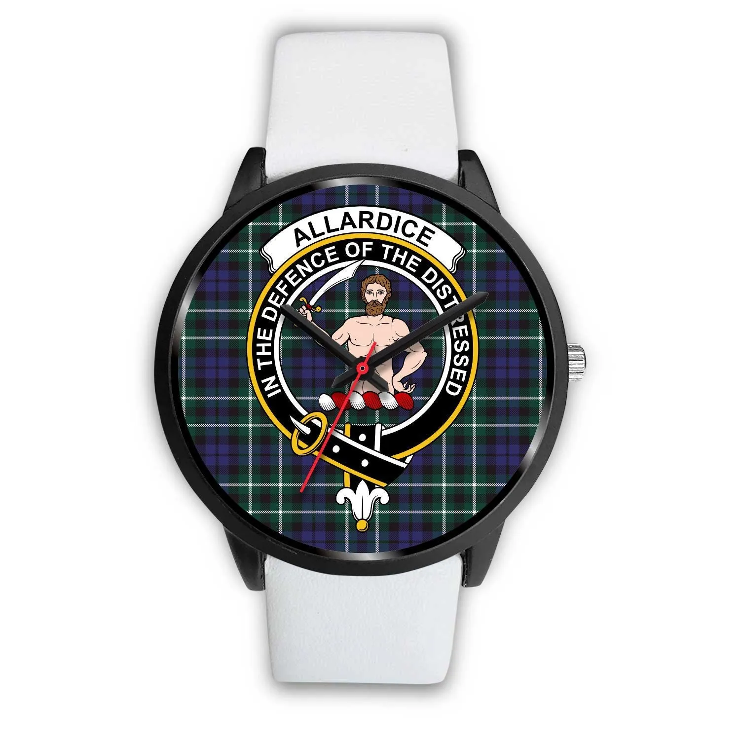 Allardice Clan Badge Tartan Black Watch