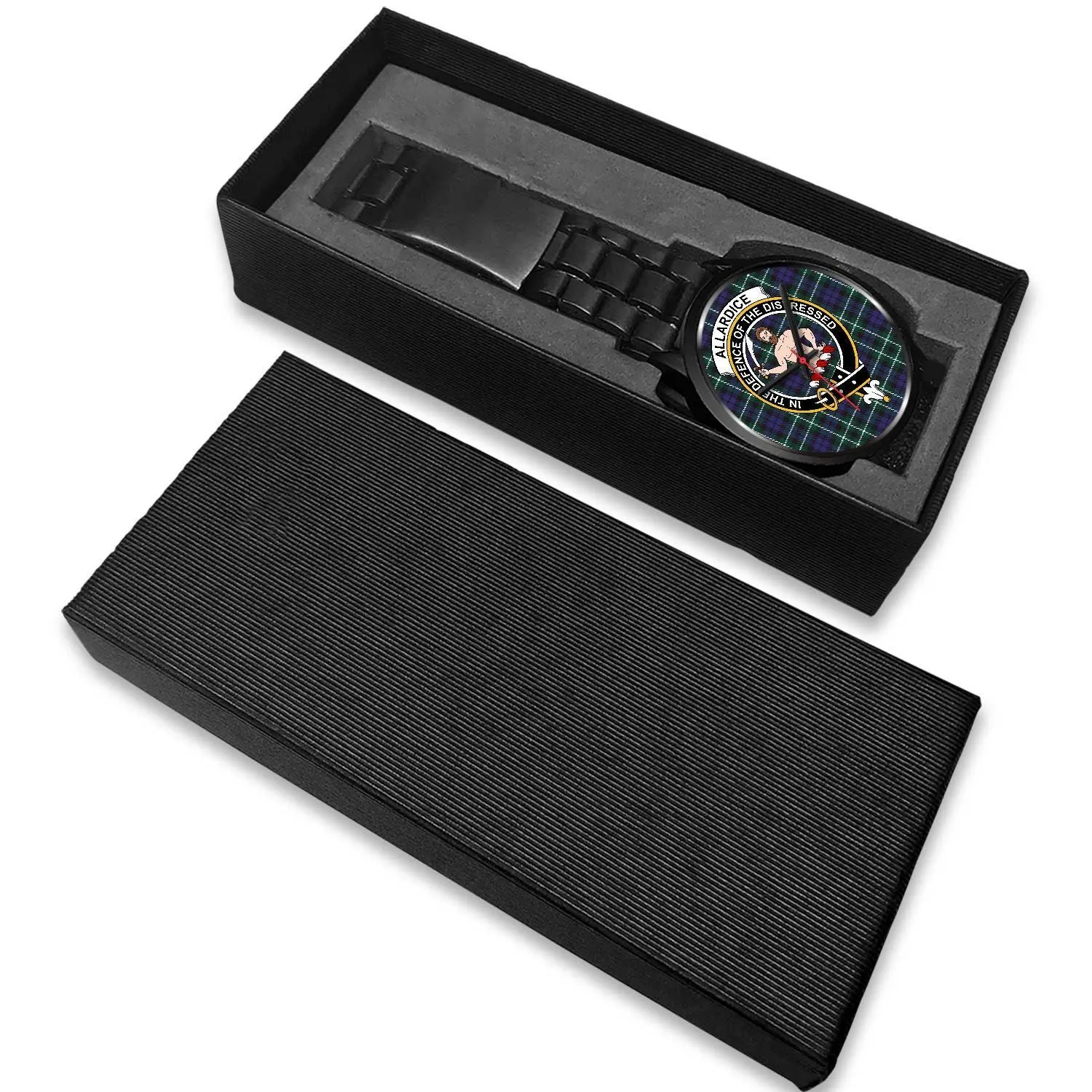 Allardice Clan Badge Tartan Black Watch