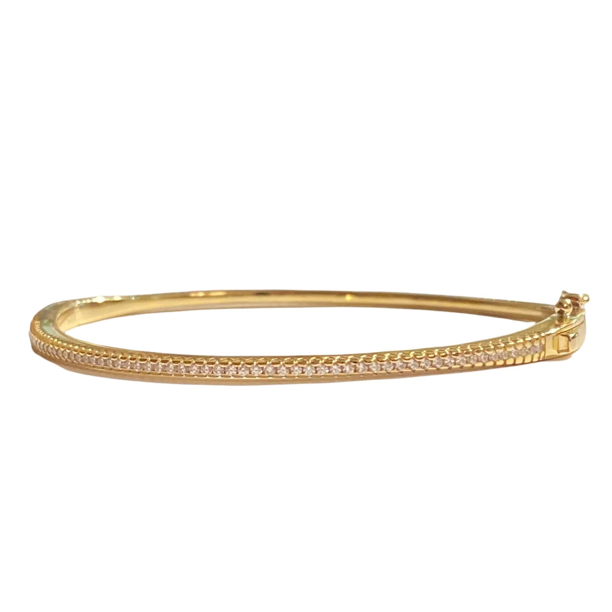 Amy Thin Tennis Clasp Bangle