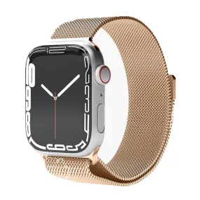 Apple Watch (38/40/SE/41/42mm) Vonmählen Milanese Loop Rustfrit Stål Rem - Rose Gold