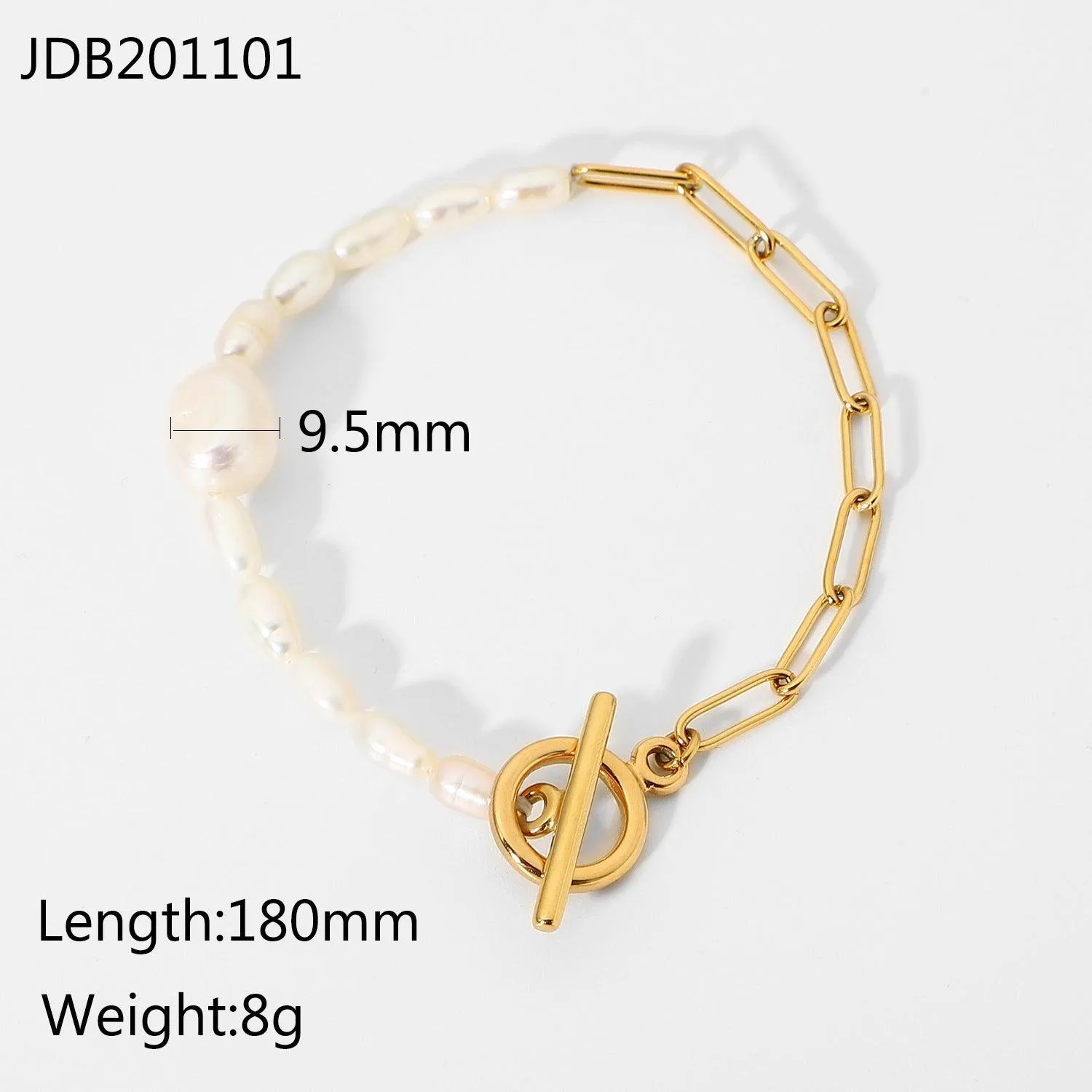 B16.18K Gold OT Buckle Not Natural Pearl Jewelry