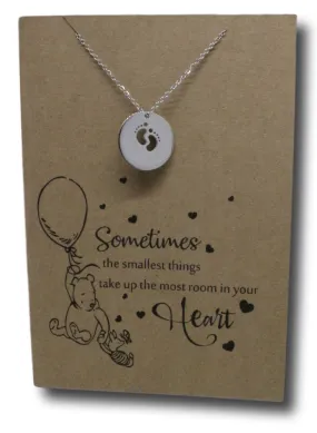 Baby feet Pendant & Chain - Card 9