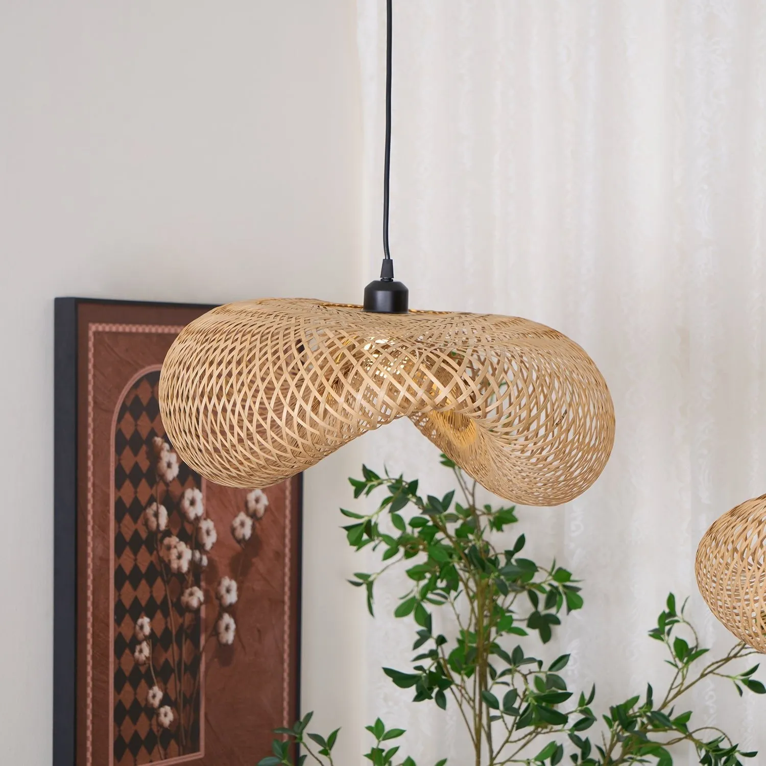 Bamboo Weaving Pendant Lamp