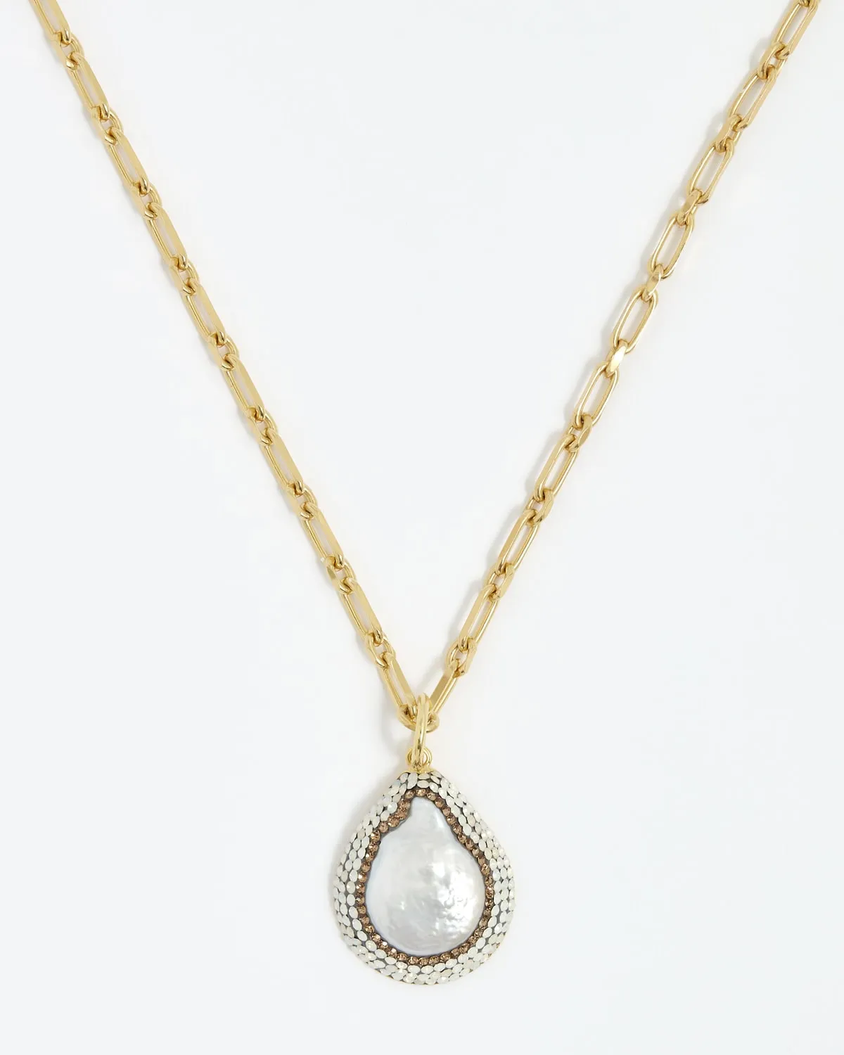 Baroque Pearl Pendant Necklace