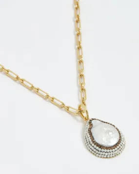 Baroque Pearl Pendant Necklace