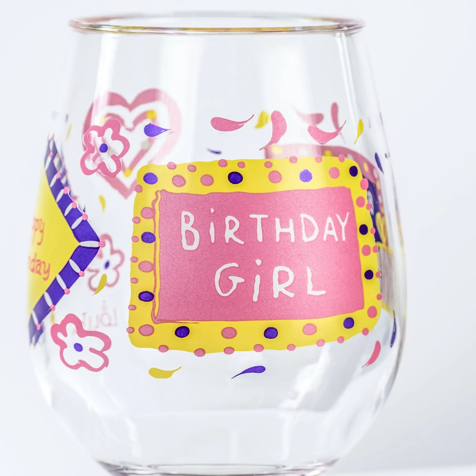 Birthday Girl Acrylic Stemless