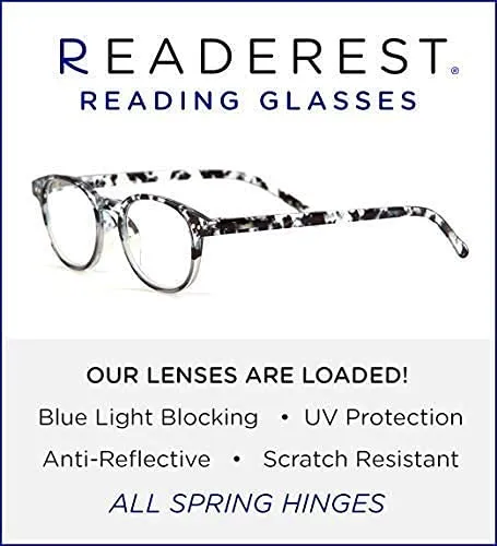 Blue-Light-Blocking-Reading-Glasses-Anti-Reflective-Lenses-2-50-Magnification-Clear-Black