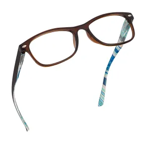 Blue-Light-Blocking-Reading-Glasses-Brown-Blue-2-50-Magnification-Computer-Glasses