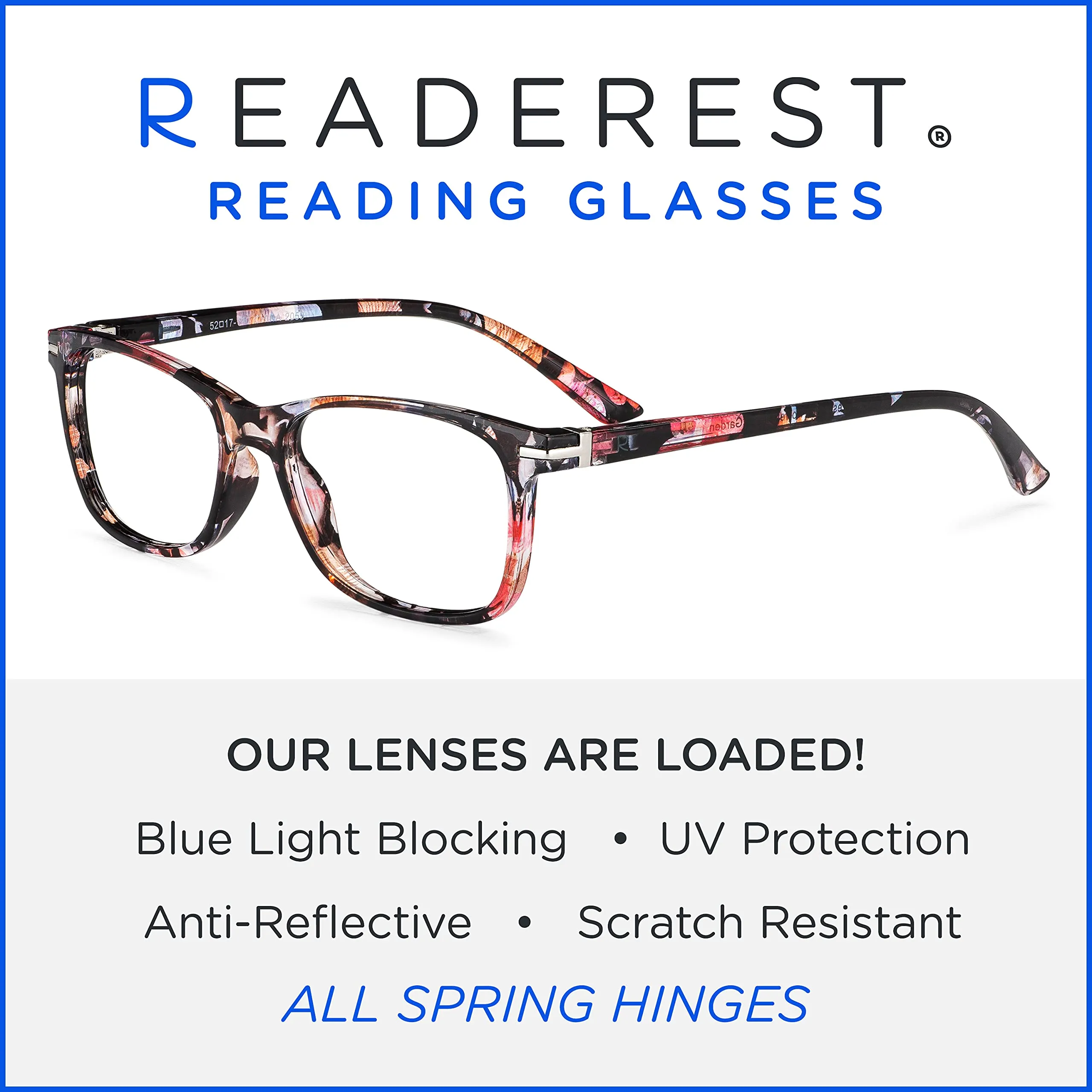 Blue-Light-Blocking-Reading-Glasses-Floral-3-75-Magnification-Computer-Glasses