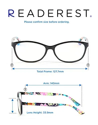 Blue-Light-Blocking-Reading-Glasses-Tropical-1-75-Magnification-Computer-Glasses