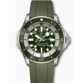 Breitling Superocean Super Diver 46mm Green Camouflage Dial