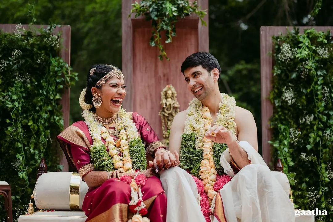 Bride Radhika in Chandrabalis