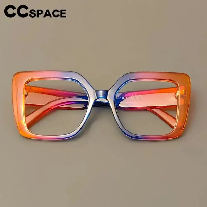 CCspace Women's Full Rim Square Polycarbonate Reading Glasses 56982