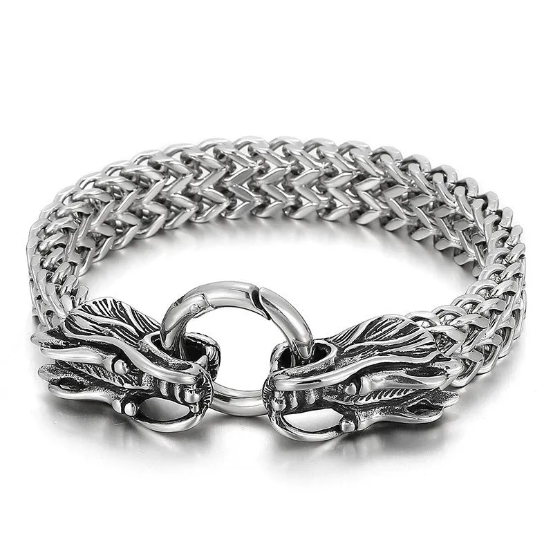 Celestial Steel Bracelet for Men - Zodiac Inspired Fashion Accessory