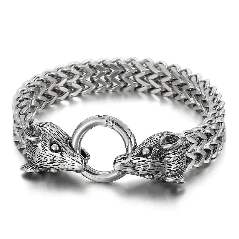 Celestial Steel Bracelet for Men - Zodiac Inspired Fashion Accessory