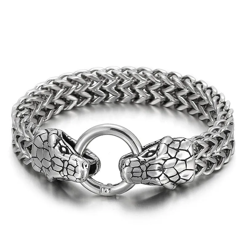 Celestial Steel Bracelet for Men - Zodiac Inspired Fashion Accessory