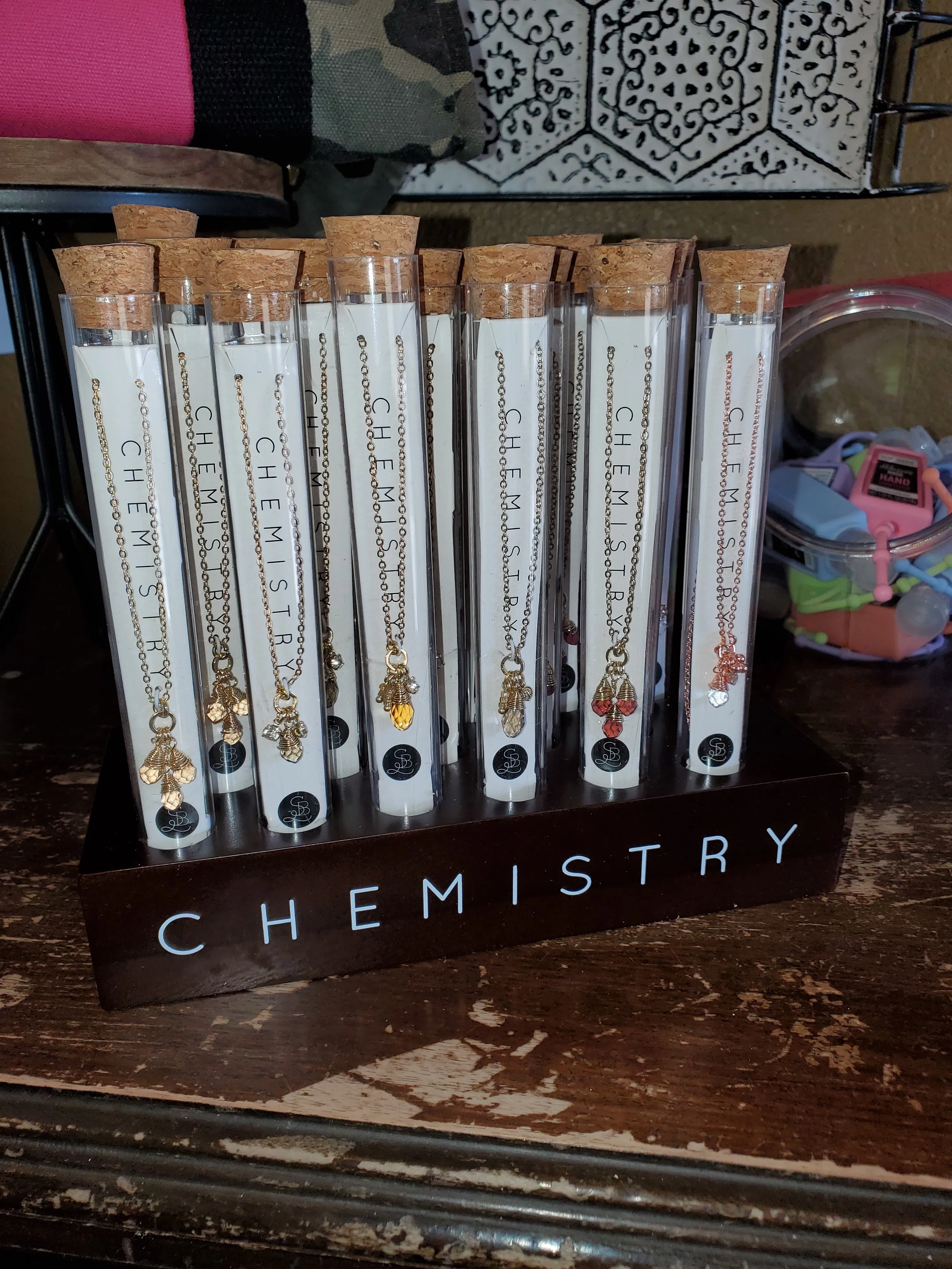 Chemistry Necklace with Elements