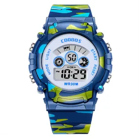 Children's Watch Luminous Waterproof Multifunctional Electronic Watch for Male and Female Students