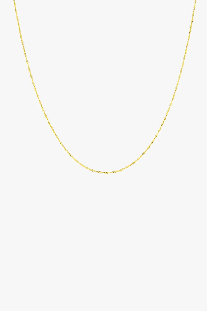 Choker gold plated (36cm)