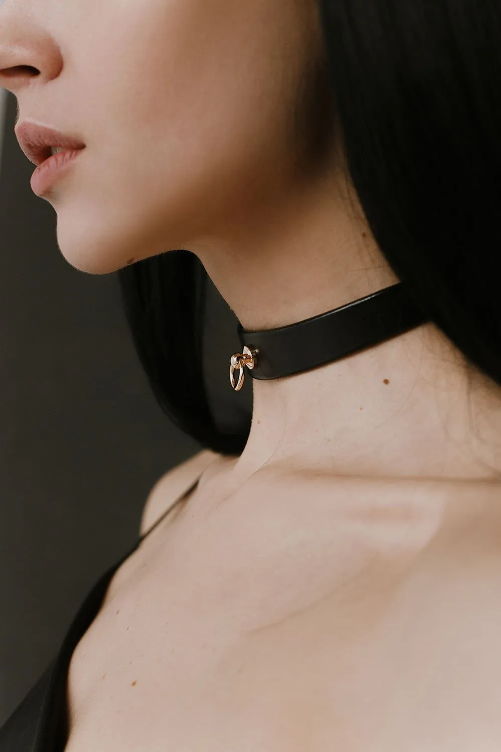 Choker "Delia" Black