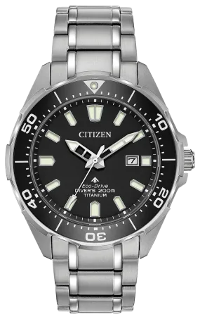 Citizen Eco Drive Promaster Dive Titanium Watch BN0200-56E