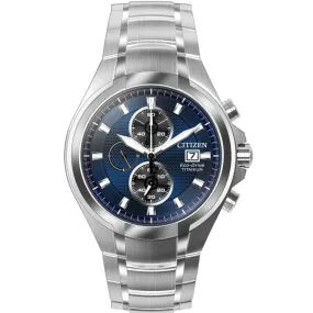 Citizen Men's Watch Eco-Drive Titanium Blue CA0700-86L