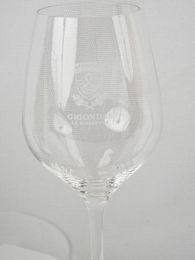 Collection of wine glasses from French wineries - Lot 4