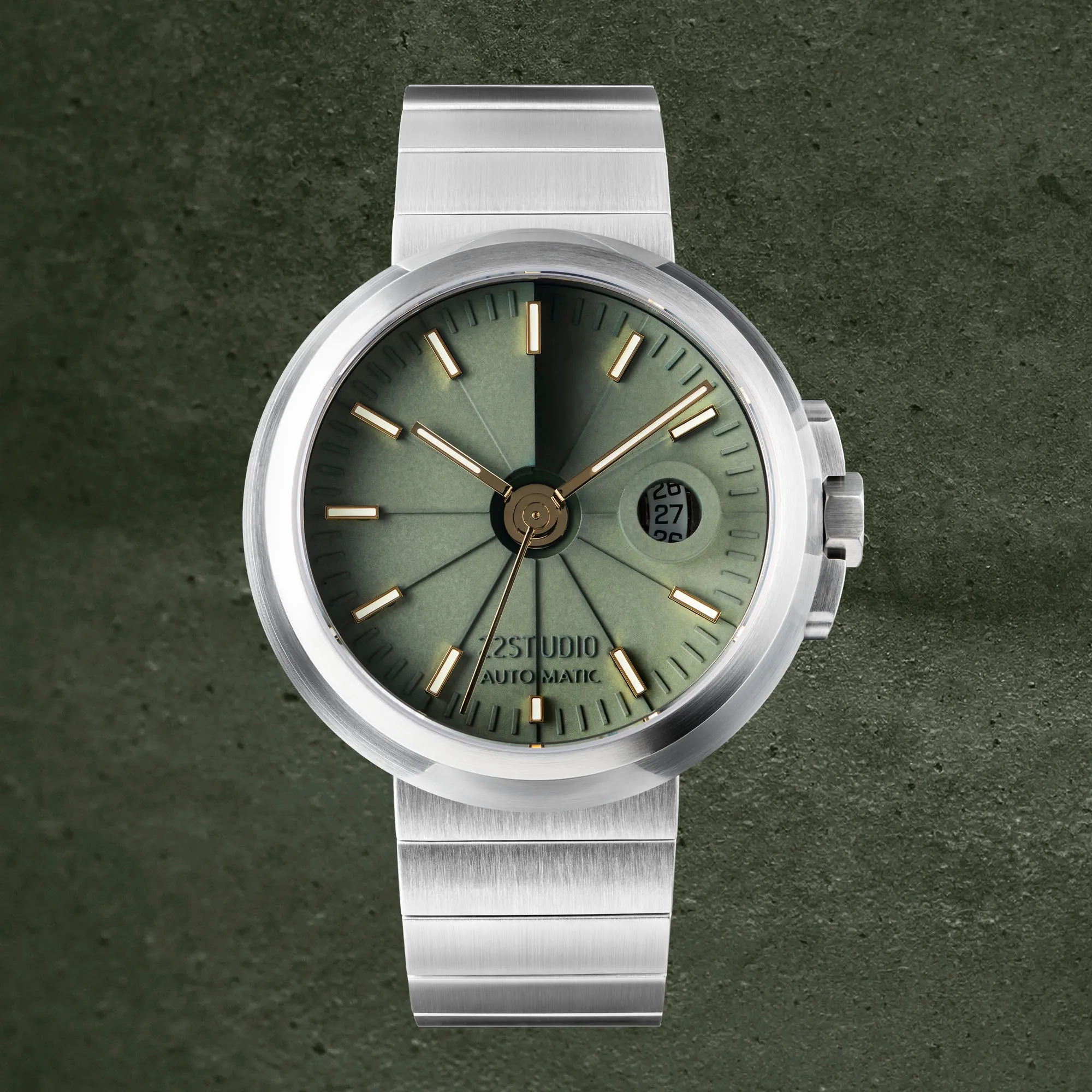 Concrete Watch Automatic 45mm Sport Edition_Pine Green