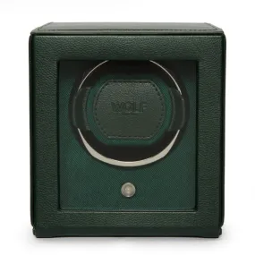 Cub Single Watch Winder With Cover (Green)